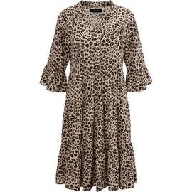 Aniston CASUAL Tunikakleid Animal-Print Beige/Braun/Schwarz 42