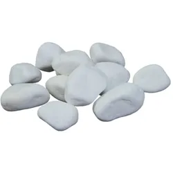 Kratki dekorative Steine weiß für Biokamin | 1 kg | DECO/KAMYKI