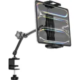 LuxusKollektion Tablet-Ständer Tisch Tablet Ständer Aluminium verstellbar für 6 bis 15,6 Zoll Klemme