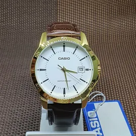 Casio Collection MTP-V004GL-7AUDF Leder 40 mm