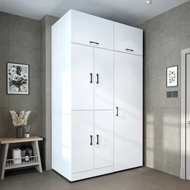 roomartstore.de Waschmaschinenschrank DORA 130 x 230 x 74 cm Beige