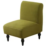 WJHDWYD Stuhlhussen ohne Armlehnen. Sesselhussen for 1-Sitzer. Elastische Stuhlhussen ohne Armlehnen. Große Stuhlhussen ohne Armlehnen.(I3)