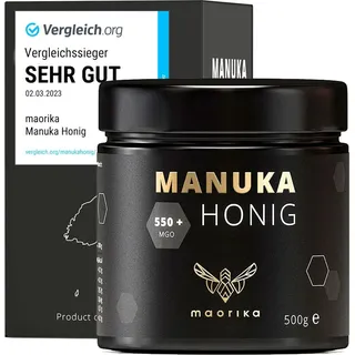 maorika Manuka Honig MGO 550+ 500 g