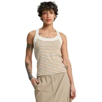 QUIKSILVER Tanktop Riza Striped braun L (40)