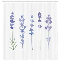 ABAKUHAUS Duschvorhang 175 x 200 cm lavendel