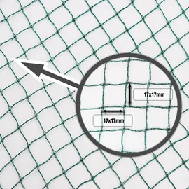 Aquagart Teichnetz 18m x 12m Laubnetz Silonetz Laubschutznetz Vogelschutznetz Teichschutz