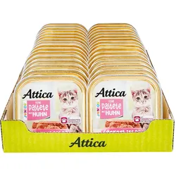 Attica Katzennahrung Junior Huhn 100 g, 32er Pack