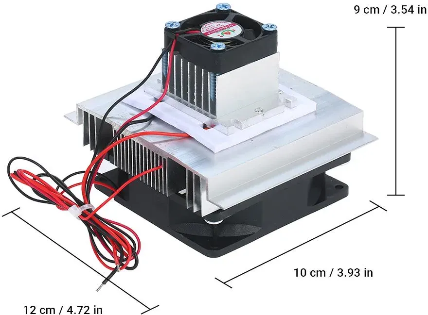 TEC Electron Semiconductor Refrigeration Cooler Kühlplatte DIY Heizkörper Lokale Kühlung Klein