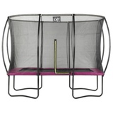 EXIT TOYS Silhouette rechteckig 244 x 366 cm inkl. Sicherheitsnetz rosa