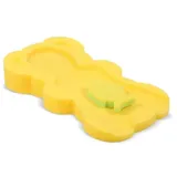 Lorelli Baby Badewanneneinlage Midi, weich, 2 Schwämme, verschiedenen Motiven gelb
