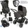 ABC-Design ABC Design 3in1 Kinderwagen-Set Salsa 4 Air - inkl. in grau