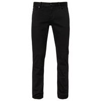 Alberto Modern Fit Jeans im 5-Pocket-Design Modell 'Pipe', Black, 34/32