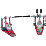 Tama HP900PWMPR Doppelpedal Iron Cobra Power Glide Psychedelic Rainbow - Doppelfußmaschine