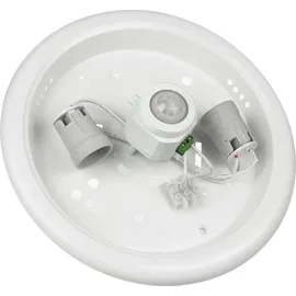 Maclean Brackets Deckenleuchte mit Bewegungs- und Dämmerungssensor PIR Lampe Beleuchtung max40W °E27
