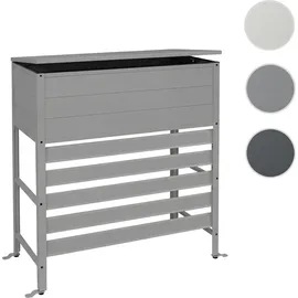 MCW Aluminium Verkleidung für Klimaanlage/Wärmetauscher MCW-P94 110x96x43cm Grau