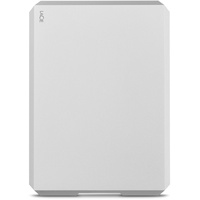 LaCie MOBILE DRIVE Moon 1TB tragbare externe Festplatte, 2.5 Zoll, Mac & PC, silber, inkl. 2 Jahre Rescue Service, Modellnr.: STHG1000400