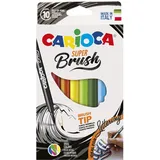 Carioca Pisaki Carioca Brush Tip 10 kolorów