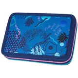 Coolpack Federmäppchen befüllt Jumper 2 Disney Stitch Motiv 35-teilig, 21,5 x 14,0 cm