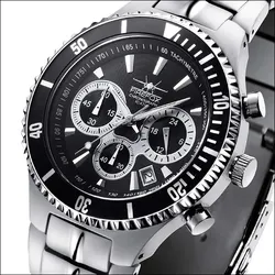 FIREFOX  - CHRONOGRAPH SILVER SURFER - schwarz / 47 MM