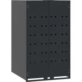 deluke Mülltonnenbox GORILO 276 x 117 x 79 cm anthrazit