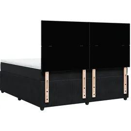 vidaXL Boxspringbett 180 x 200 cm Schwarz