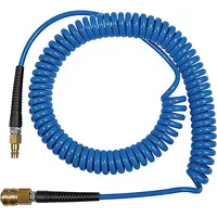 Riegler Spiralschlauch-Standardkupplung-Set, PU, Schlauch-Ã 10x6,5, 6,0 m