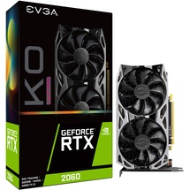 EVGA GeForce RTX 2060 KO Ultra Gaming, 6gb GDDR6, Grafikkarte - Grey / Black