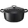 Le Creuset Signature Bräter 24 cm rund schwarz glänzend