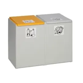 VAR Kunststoffcontainer 120 l Grau