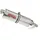 GPR EXHAUST SYSTEMS Trioval Slip On Schalldämpfer für Kawasaki KLR 650 88-05 Glossy Silver