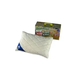 IRISETTE Dinkelkissen 40 x 80 cm Weiß