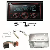 Pioneer FH-S820DAB DAB+ Bluetooth USB CD Einbauset für Polo 6N2 9N Bora Ibiza 6L