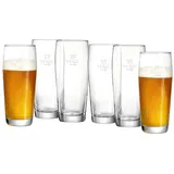 Ritzenhoff & Breker Bierglas-Set Willi 500 ml, 6-teilig, Glas