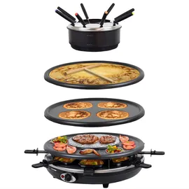 Syntrox 4in1 Raclette mit Fondue 8 Personen