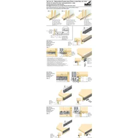 Hettich MB-Führungsprofil oben, 6000mm STB 11, 46419 silber, eloxiert