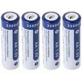 XTAR 4x AA 1,5V 3300mWh typisch 2000mAh Lithium Ionen Akku wiederaufladbar 1.5V nur mit speziellem Ladegerät