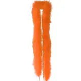 Federboa Weihnachtsboa, Länge 200CM Flauschige Federstola Feder Schal Verkleidung Girlande für Damen Mädchen 24er Jahre Fasching Mottoparty Karneval Kostüm Accessoire Hochzeitsdekoration,Orange