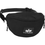 Alpha Industries Rubber Print Waistbag Unisex Black