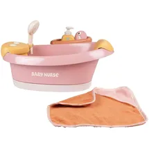 Smoby Baby Nurse Puppen-Badewanne mit Wasserfunktion und Licht, für Puppen bis 42 cm (Puppe Nicht enthalten), für Kinder ab 3 Jahren