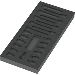 Wera 9823 Schaumstoffeinlage Zyklop B 3/8" Bitnuss Set 1, ohne Werkzeug - 05137323001