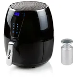DOMO collection Heißluftfritteuse XXL 4 Ltr. schwarz