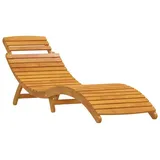 vidaXL Sonnenliege 98 x 59 x 31 cm Akazienholz