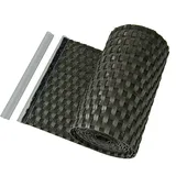 Haga Sichtschutzstreifen 255 x 19 cm dunkelbraun Rattan