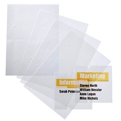 DURABLE Einsteckfolien für Türschilder CRYSTAL SIGN REFILL 14,8 x 10,5 cm, 10 St.