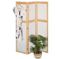 Relaxdays Paravent, 3-teilig, Faltbarer Raumtrenner, HxB: 168x135,5 cm, Kunststoff