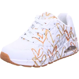 SKECHERS Uno - Metallic Love white/gold 38