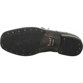 THINK! GURU chromfrei gegerbte nachhaltige Halbschuhe, schwarz 0010