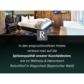 ZOLLNER Kuscheldecke,, Grau, Textil, 150x200 cm, Oeko-Tex® Standard 100, Wohntextilien, Decken, Kuscheldecken