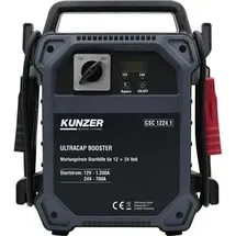 Kunzer Starthilfegerät CSC 1224.1, 12/24V, 1200A Spitzenstrom, Kondensator