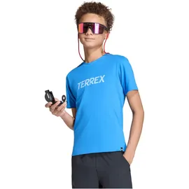 adidas TERREX Multi Logo Tee - T-Shirt Kinder KA9769 - ray blue 128